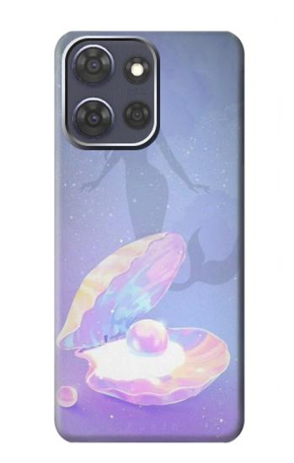 S3823 Beauty Pearl Mermaid Hülle Schutzhülle Taschen für Motorola Moto G Power (2025)