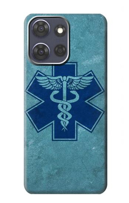 S3824 Caduceus Medical Symbol Hülle Schutzhülle Taschen für Motorola Moto G Power (2025)