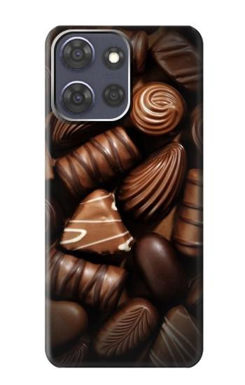 S3840 Dark Chocolate Milk Chocolate Lovers Hülle Schutzhülle Taschen für Motorola Moto G Power (2025,2026)