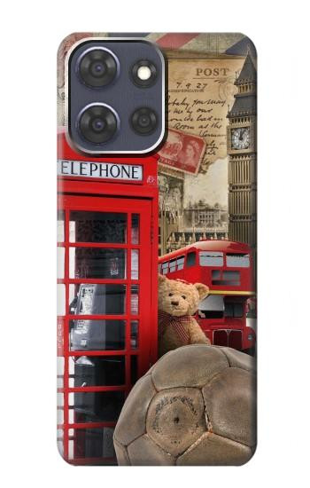 S3856 Vintage London British Hülle Schutzhülle Taschen für Motorola Moto G Power (2025,2026)