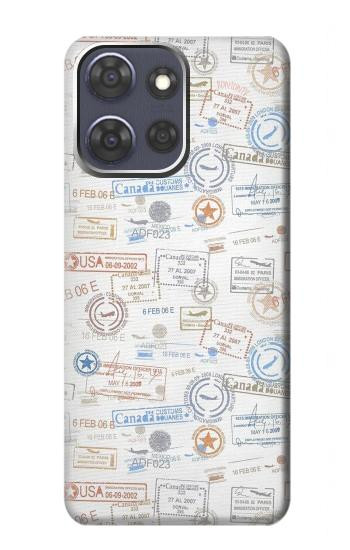 S3903 Travel Stamps Hülle Schutzhülle Taschen für Motorola Moto G Power (2025,2026)