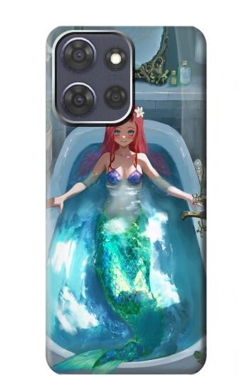 S3911 Cute Little Mermaid Aqua Spa Hülle Schutzhülle Taschen für Motorola Moto G Power (2025,2026)