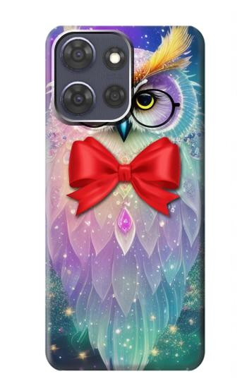 S3934 Fantasy Nerd Owl Hülle Schutzhülle Taschen für Motorola Moto G Power (2025,2026)