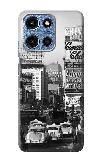 S0182 Old New York Vintage Hülle Schutzhülle Taschen für Motorola Moto G 5G (2025)