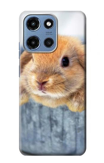 S0242 Cute Rabbit Hülle Schutzhülle Taschen für Motorola Moto G 5G (2025)