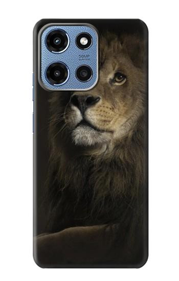 S0472 Lion Hülle Schutzhülle Taschen für Motorola Moto G 5G (2025)