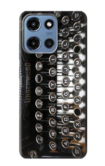 S0620 Typewriter Hülle Schutzhülle Taschen für Motorola Moto G 5G (2025)