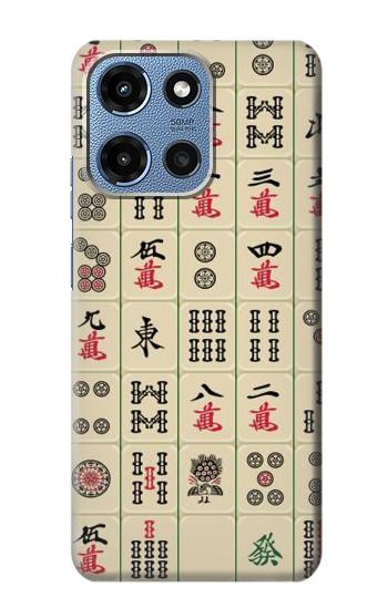 S0802 Mahjong Hülle Schutzhülle Taschen für Motorola Moto G 5G (2025)