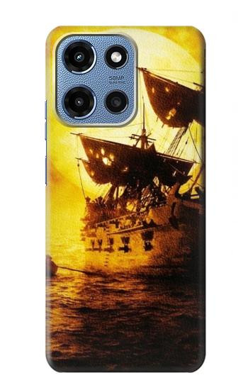 S0841 Pirates Black Pearl Hülle Schutzhülle Taschen für Motorola Moto G 5G (2025)