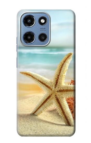 S1117 Starfish on the Beach Hülle Schutzhülle Taschen für Motorola Moto G 5G (2025)