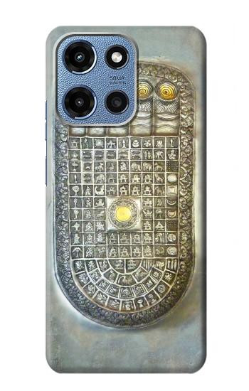 S1484 Buddha Footprint Hülle Schutzhülle Taschen für Motorola Moto G 5G (2025)