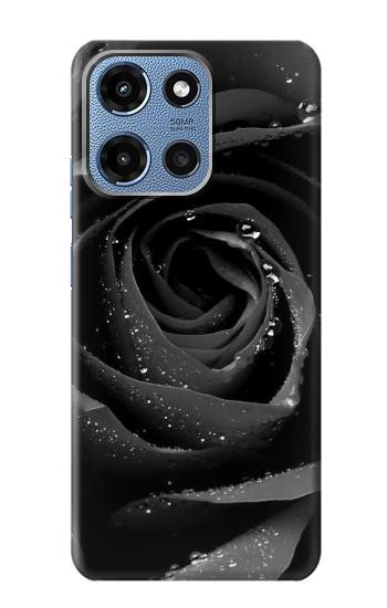 S1598 Black Rose Hülle Schutzhülle Taschen für Motorola Moto G 5G (2025)