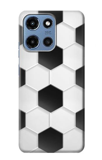 S2061 Football Soccer Pattern Hülle Schutzhülle Taschen für Motorola Moto G 5G (2025)