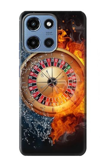 S2289 Roulette Casino Gamble Hülle Schutzhülle Taschen für Motorola Moto G 5G (2025)