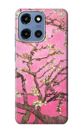 S2449 Pink Blossoming Almond Tree Van Gogh Hülle Schutzhülle Taschen für Motorola Moto G 5G (2025)