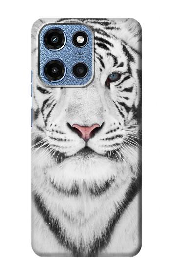 S2553 White Tiger Hülle Schutzhülle Taschen für Motorola Moto G 5G (2025)