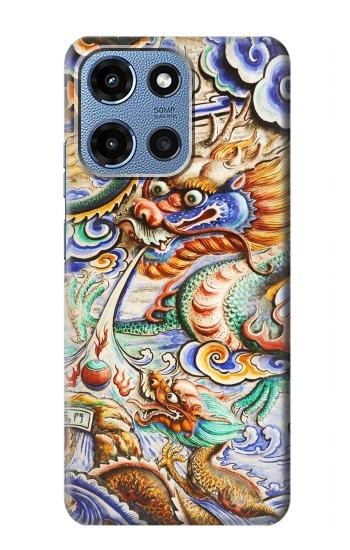 S2584 Traditional Chinese Dragon Art Hülle Schutzhülle Taschen für Motorola Moto G 5G (2025)