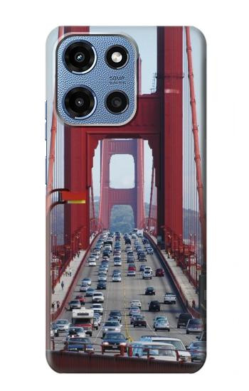 S2637 Golden Gate Bridge Hülle Schutzhülle Taschen für Motorola Moto G 5G (2025)
