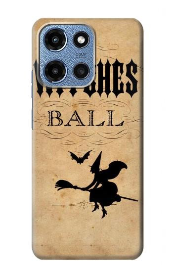 S2648 Vintage Halloween The Witches Ball Hülle Schutzhülle Taschen für Motorola Moto G 5G (2025)