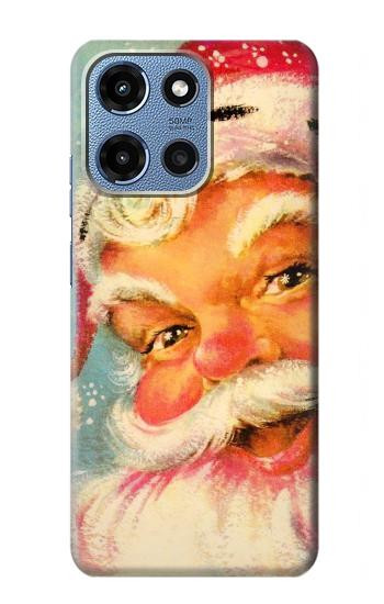 S2840 Christmas Vintage Santa Hülle Schutzhülle Taschen für Motorola Moto G 5G (2025)
