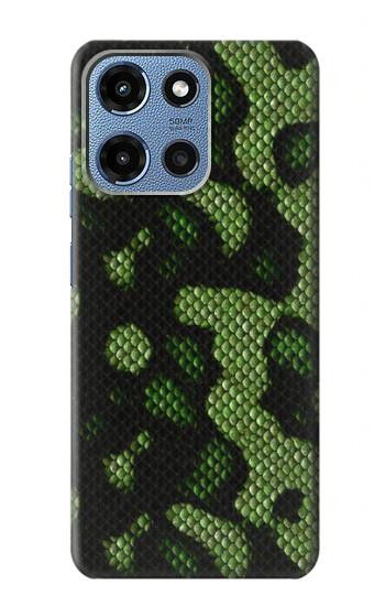 S2877 Green Snake Skin Graphic Printed Hülle Schutzhülle Taschen für Motorola Moto G 5G (2025)