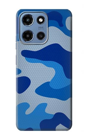 S2958 Army Blue Camo Camouflage Hülle Schutzhülle Taschen für Motorola Moto G 5G (2025)