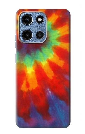 S2985 Colorful Tie Dye Texture Hülle Schutzhülle Taschen für Motorola Moto G 5G (2025)