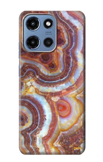 S3034 Colored Marble Texture Printed Hülle Schutzhülle Taschen für Motorola Moto G 5G (2025)