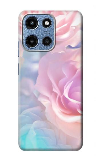 S3050 Vintage Pastel Flowers Hülle Schutzhülle Taschen für Motorola Moto G 5G (2025)