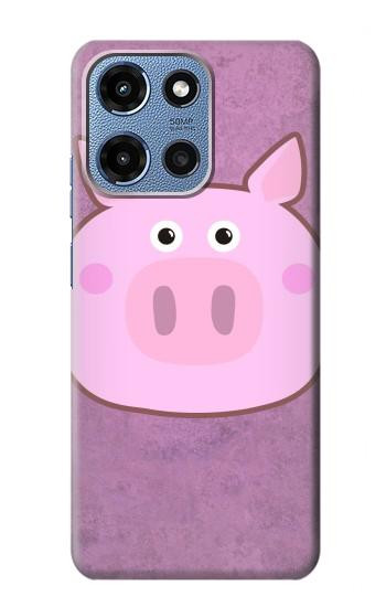 S3269 Pig Cartoon Hülle Schutzhülle Taschen für Motorola Moto G 5G (2025)