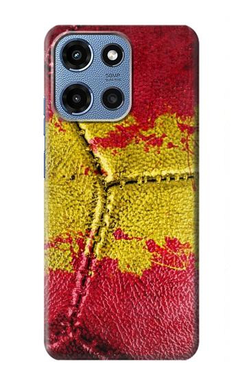 S3315 Spain Flag Vintage Football Graphic Hülle Schutzhülle Taschen für Motorola Moto G 5G (2025)