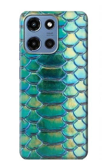 S3414 Green Snake Scale Graphic Print Hülle Schutzhülle Taschen für Motorola Moto G 5G (2025)