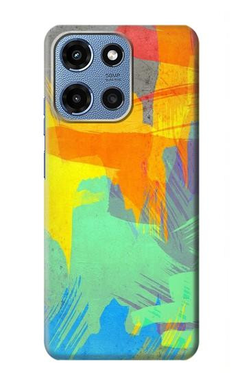 S3423 Brush Stroke Hülle Schutzhülle Taschen für Motorola Moto G 5G (2025)