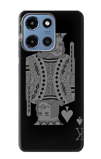 S3520 Black King Spade Hülle Schutzhülle Taschen für Motorola Moto G 5G (2025)