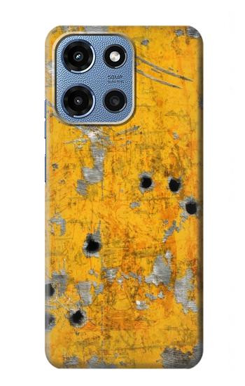 S3528 Bullet Rusting Yellow Metal Hülle Schutzhülle Taschen für Motorola Moto G 5G (2025)