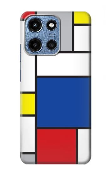 S3536 Modern Art Hülle Schutzhülle Taschen für Motorola Moto G 5G (2025)