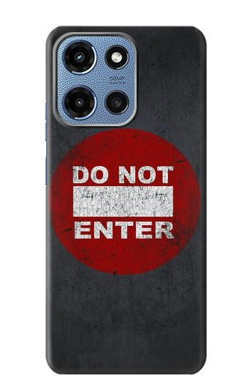 S3683 Do Not Enter Hülle Schutzhülle Taschen für Motorola Moto G 5G (2025)