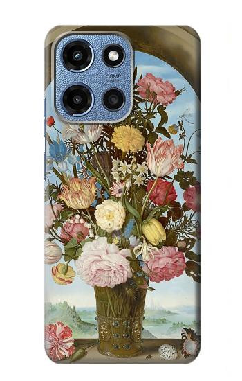 S3749 Vase of Flowers Hülle Schutzhülle Taschen für Motorola Moto G 5G (2025)