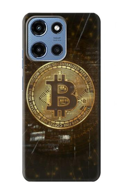 S3798 Cryptocurrency Bitcoin Hülle Schutzhülle Taschen für Motorola Moto G 5G (2025)