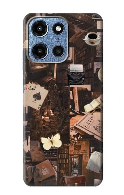 S3877 Dark Academia Hülle Schutzhülle Taschen für Motorola Moto G 5G (2025)