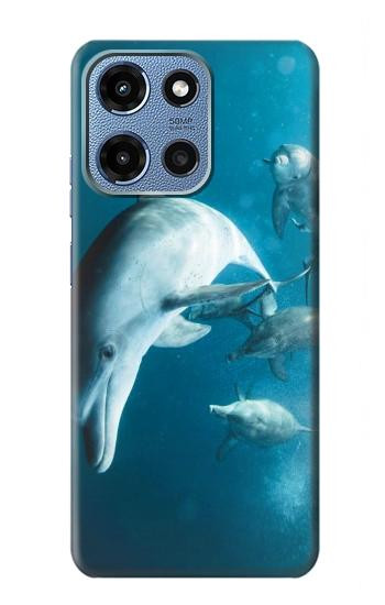 S3878 Dolphin Hülle Schutzhülle Taschen für Motorola Moto G 5G (2025)