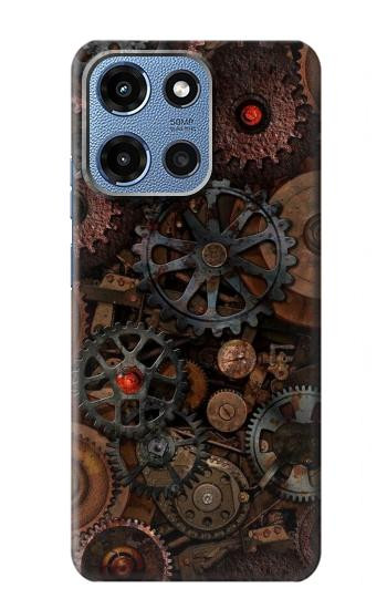 S3884 Steampunk Mechanical Gears Hülle Schutzhülle Taschen für Motorola Moto G 5G (2025)
