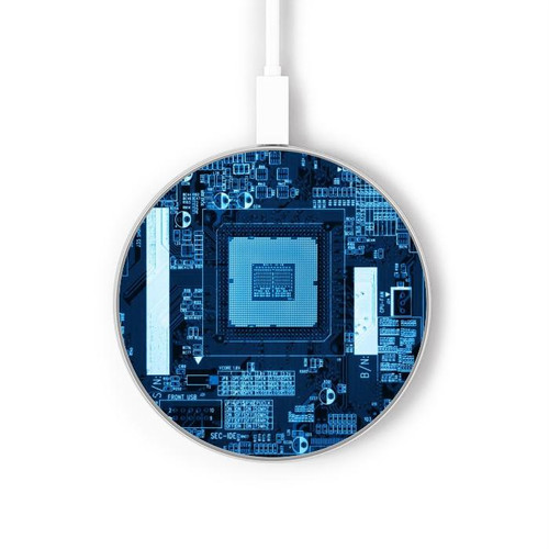 S1814 CPU Motherboard Kabelloses Ladegerät Pad 15W Typ-C iPhone Android LED Licht Ladestation