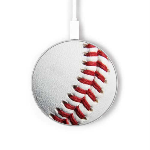 S1842 New Baseball Kabelloses Ladegerät Pad 15W Typ-C iPhone Android LED Licht Ladestation