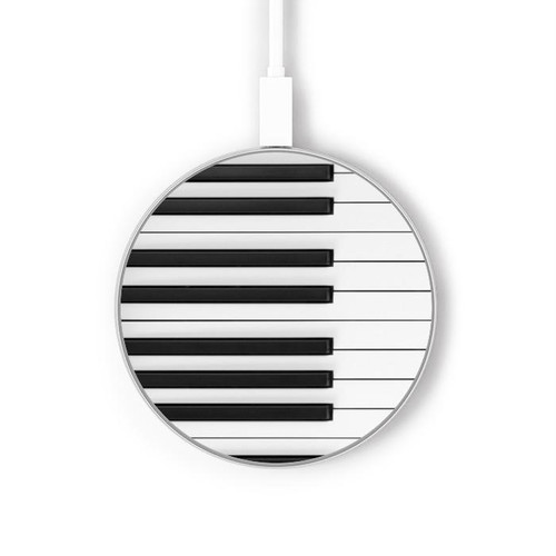S2082 One Octave Piano Kabelloses Ladegerät Pad 15W Typ-C iPhone Android LED Licht Ladestation