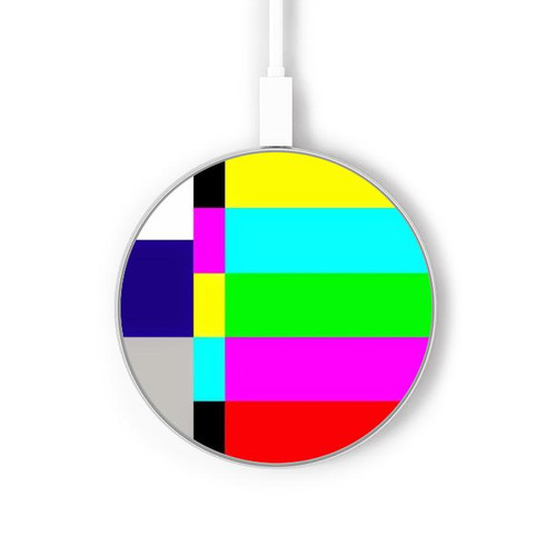 S2348 No Signal TV Kabelloses Ladegerät Pad 15W Typ-C iPhone Android LED Licht Ladestation