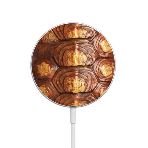 S0579 Turtle Carapace Magnetisches kabelloses Ladepad mit MagSafe 15W für iPhone 16 15 14 13 12