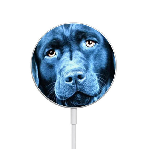 S0750 Labrador Retriever Magnetisches kabelloses Ladepad mit MagSafe 15W für iPhone 16 15 14 13 12
