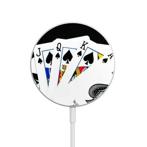 S1078 Poker Royal Straight Flush Magnetisches kabelloses Ladepad mit MagSafe 15W für iPhone 16 15 14 13 12