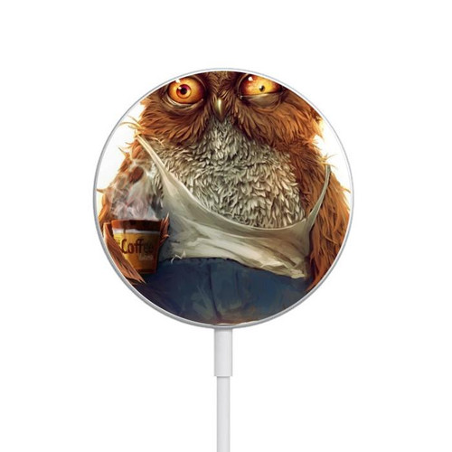 S1133 Wake up Owl Magnetisches kabelloses Ladepad mit MagSafe 15W für iPhone 16 15 14 13 12